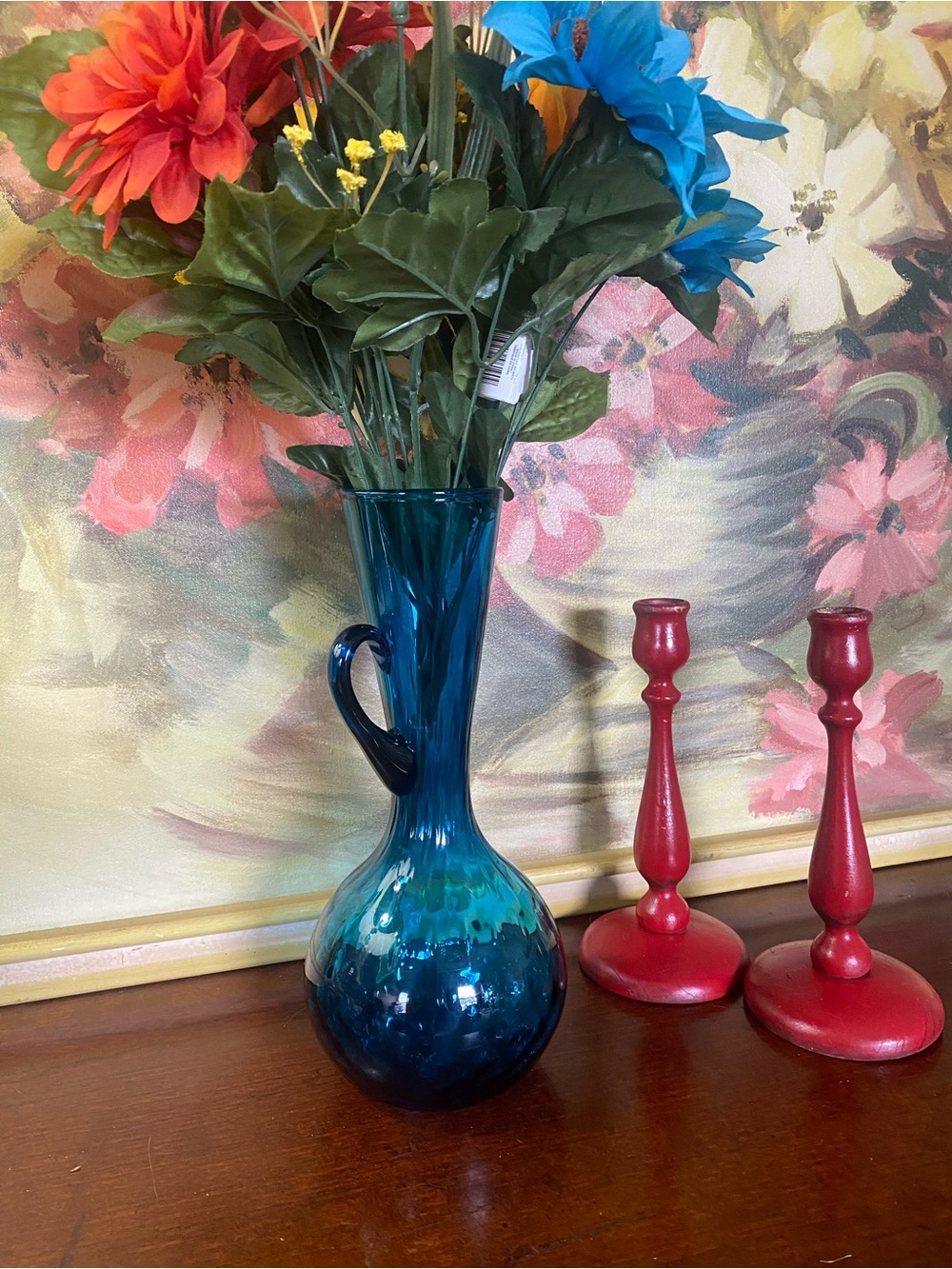 Italian Empoli Spouted Pitcher